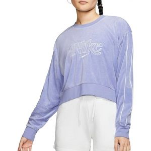 Nike Retro Terry Cropped Crew Sweatshirt